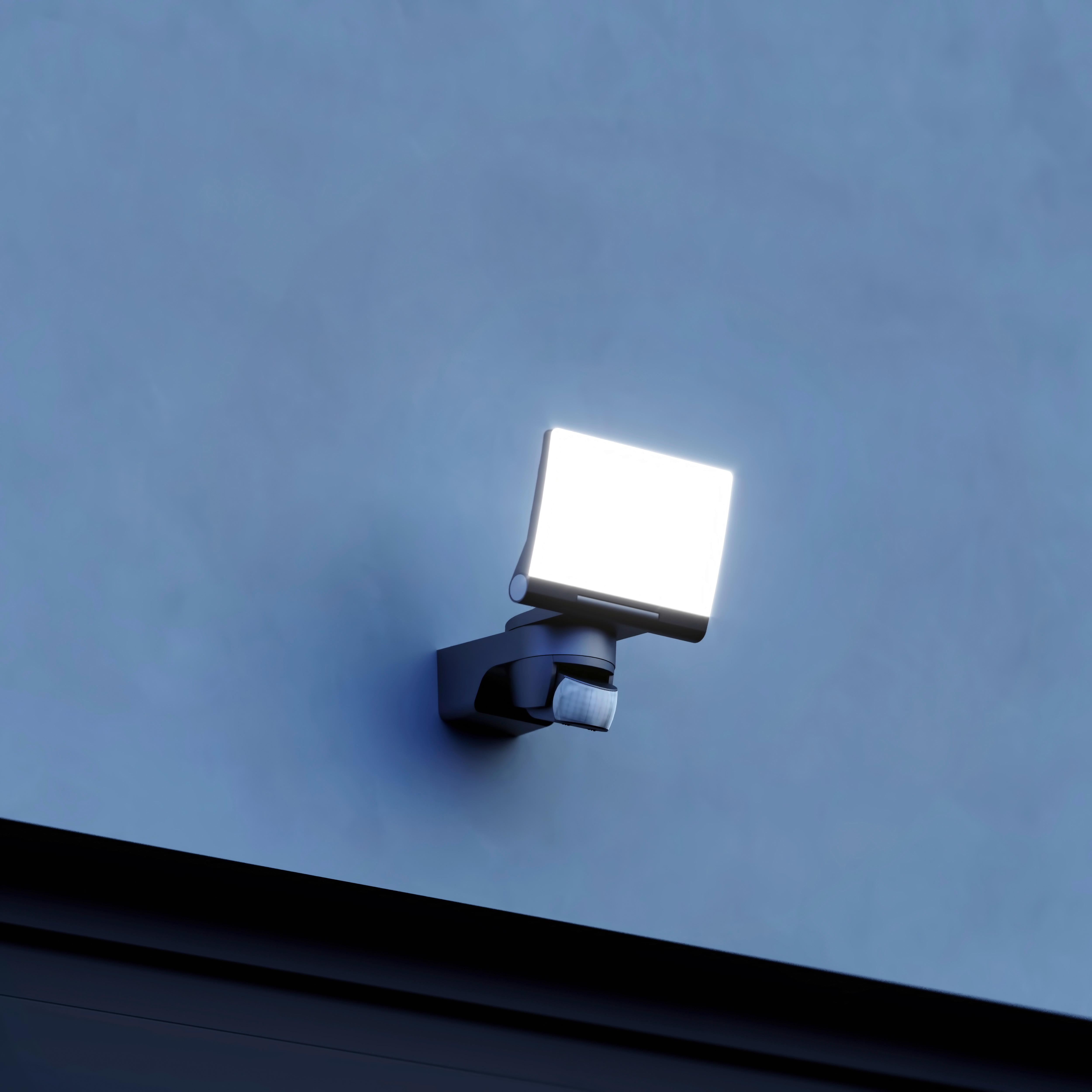 LED-Außenleuchte Led Strahler XLed Home 2 Sc - Schwarz, Basics, Kunststoff (16,1/18/21,8cm) - Steinel