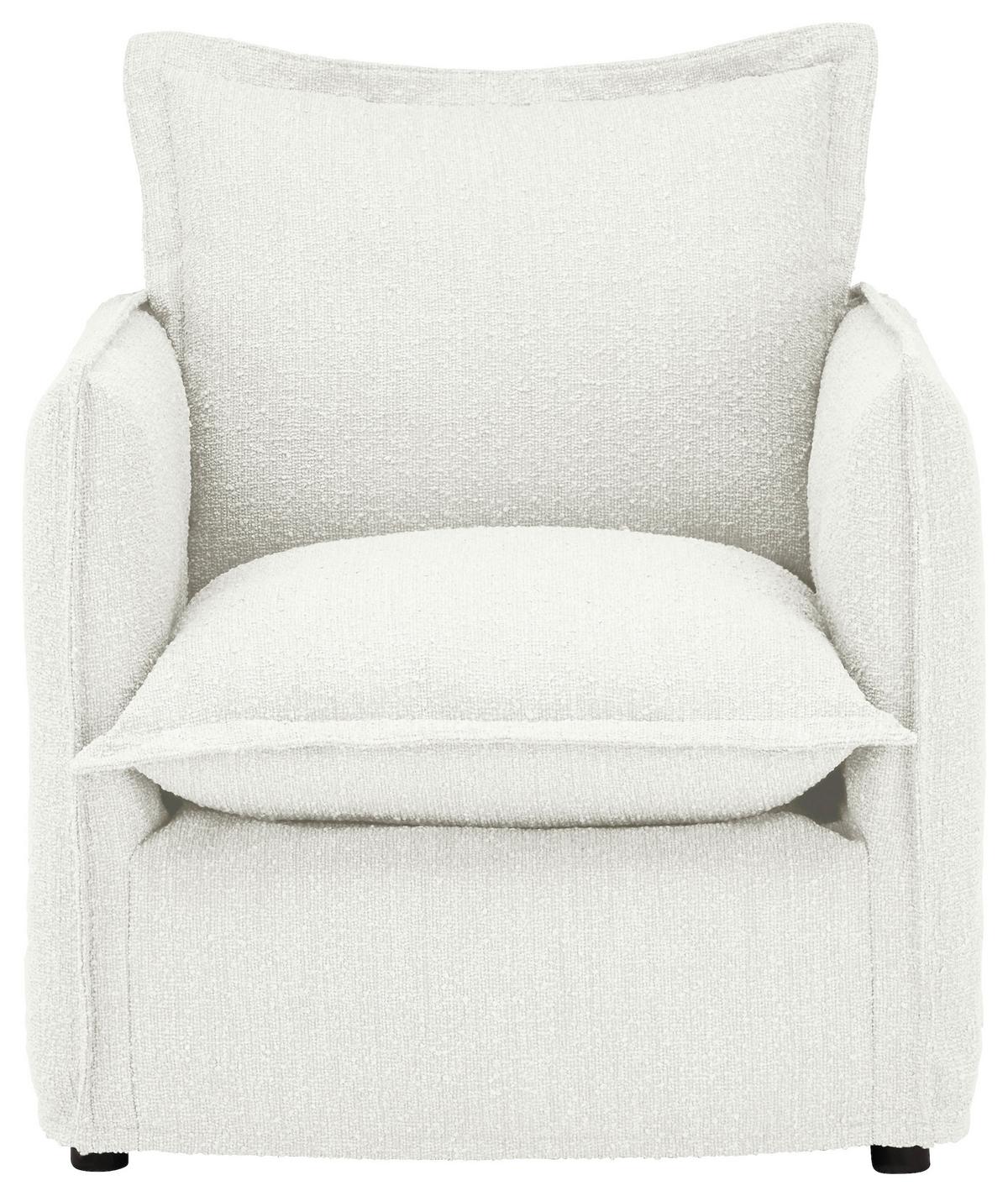 Sessel Toscana - Schwarz/Weiß, Trend, Textil (120/82/98cm) - Livetastic