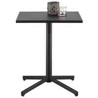ZÁHRADNÝ STÔL KATAR - čierna, kov (60/71/60cm) - Mömax