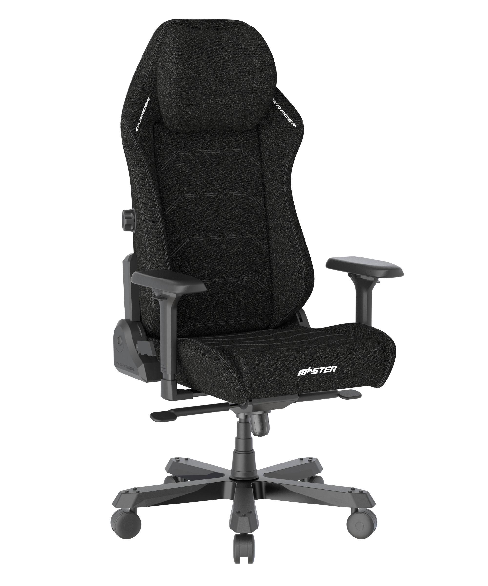 Gamingstuhl Master Schwarz B: 70cm - Schwarz, KONVENTIONELL, Textil/Metall (70/133/70cm) - Dxracer