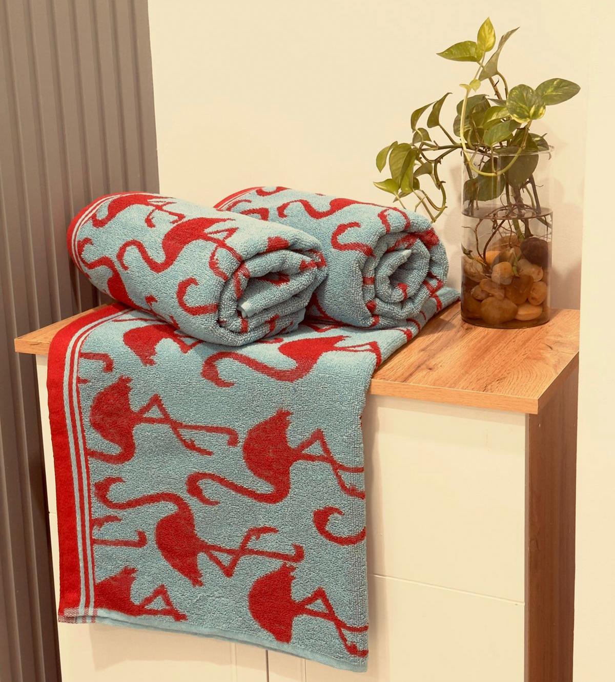 Strandtuch Bali - Pink, KONVENTIONELL, Textil (75/150cm) - Ondega