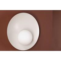 Wandleuchte Le Havre - Hellgrau/Weiß, Basics, Glas/Metall (25/25/13cm) - P & B