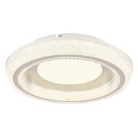 LED-Deckenleuchte 48375-36 - Klar/Opal, Design, Kunststoff/Metall (40/8,5cm) - Globo