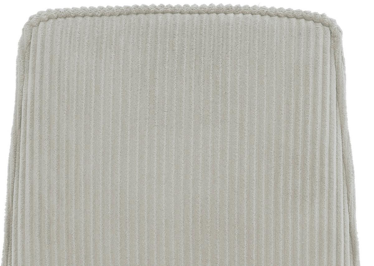 Vierfußstuhl Lorenzo Beige/Schwarz B: 47 cm - Beige/Schwarz, MODERN, Textil/Metall (47/91/61,5cm) - Livetastic