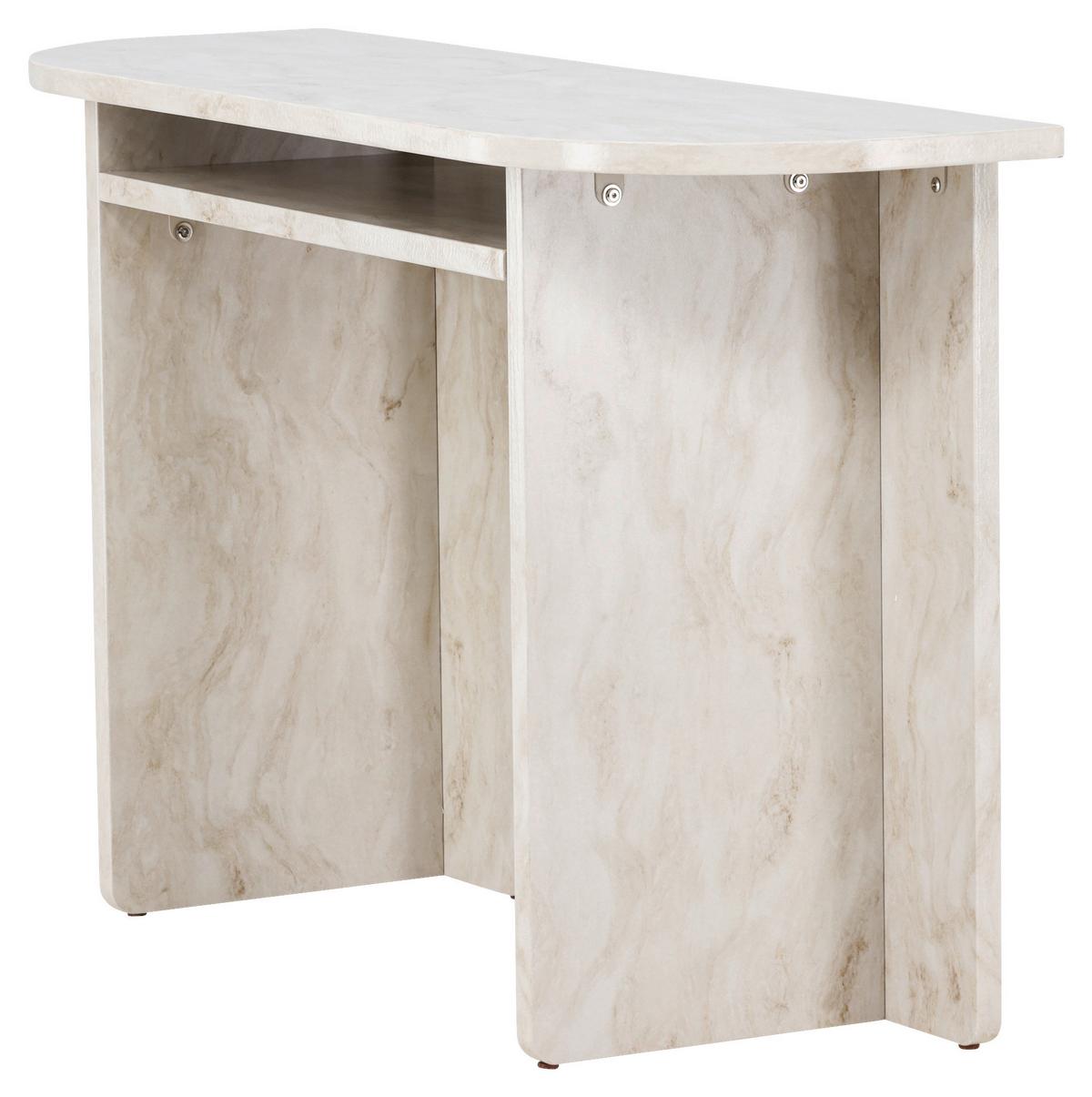 Konsolentisch Alesund Holz Dekor B: 40 cm - Design (120/40/75cm) - Livetastic