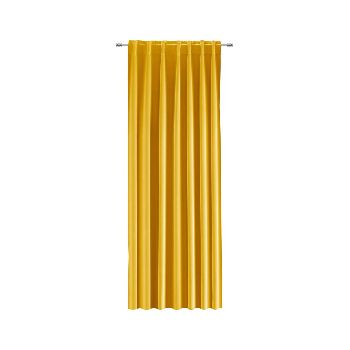 Zatemňovací závěs Riccardo, 140/245cm, žlutá - žlutá, Moderní, textil (140/245cm) - Premium Living