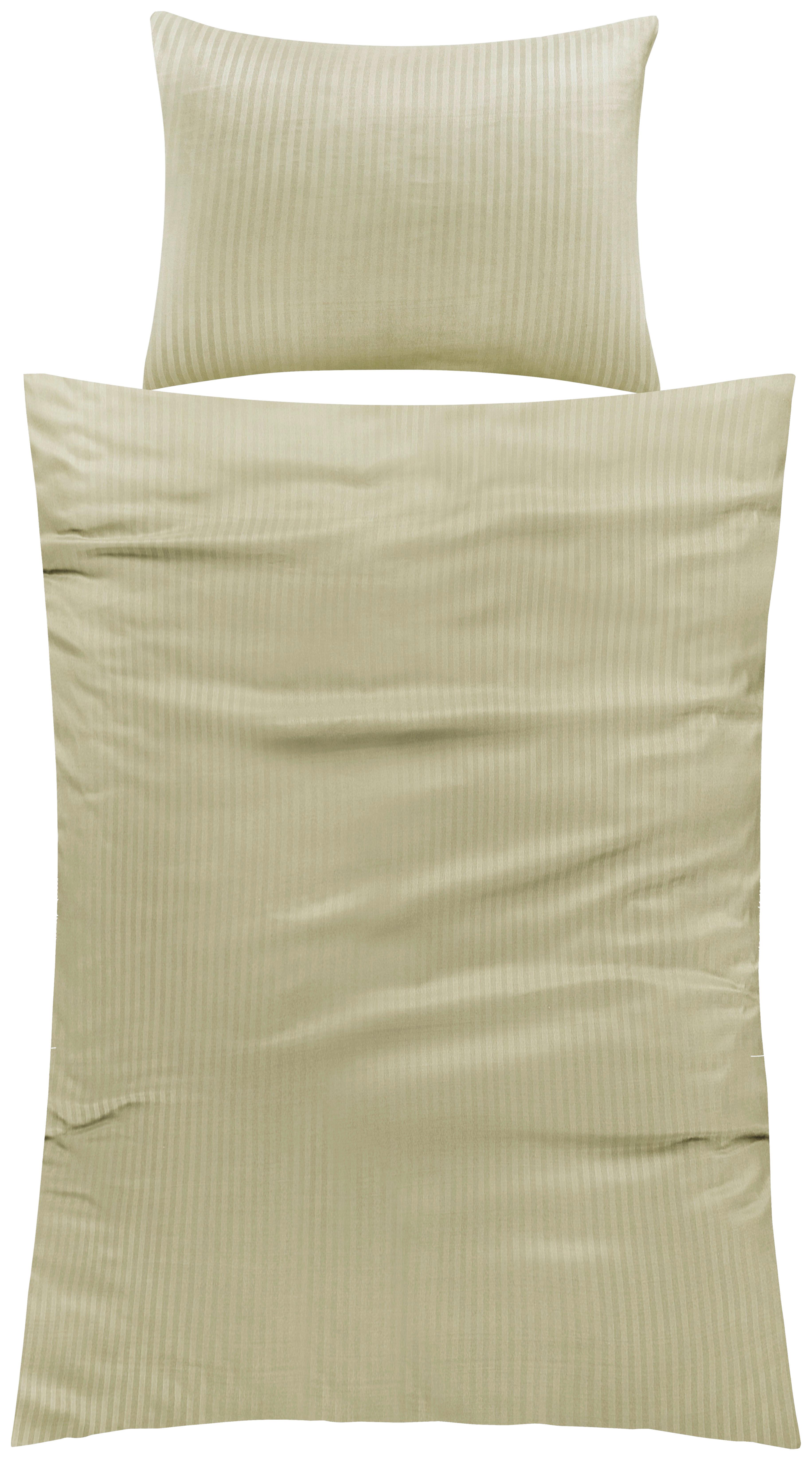 Bettwäsche Aida - Salbeigrün, MODERN, Textil - Luca Bessoni