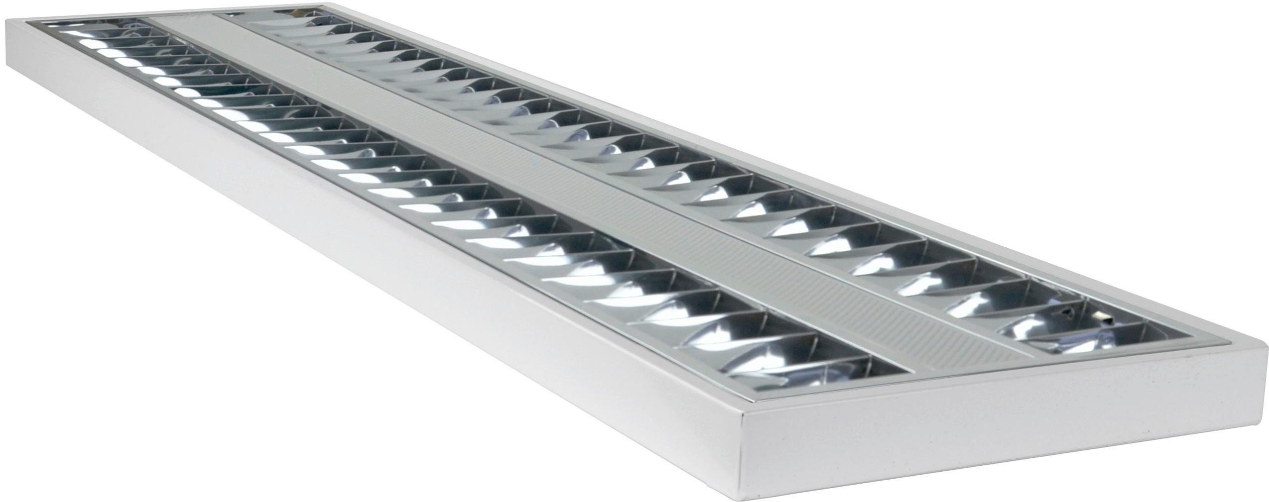 Led-deckenleuchte L: 124,5 Cm, Mit Farbtemperaturwechsler - Weiß, Basics, Metall (124,5/31,2/4cm)