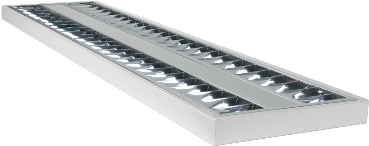Led-deckenleuchte L: 124,5 Cm, Mit Farbtemperaturwechsler - Weiß, Basics, Metall (124,5/31,2/4cm)