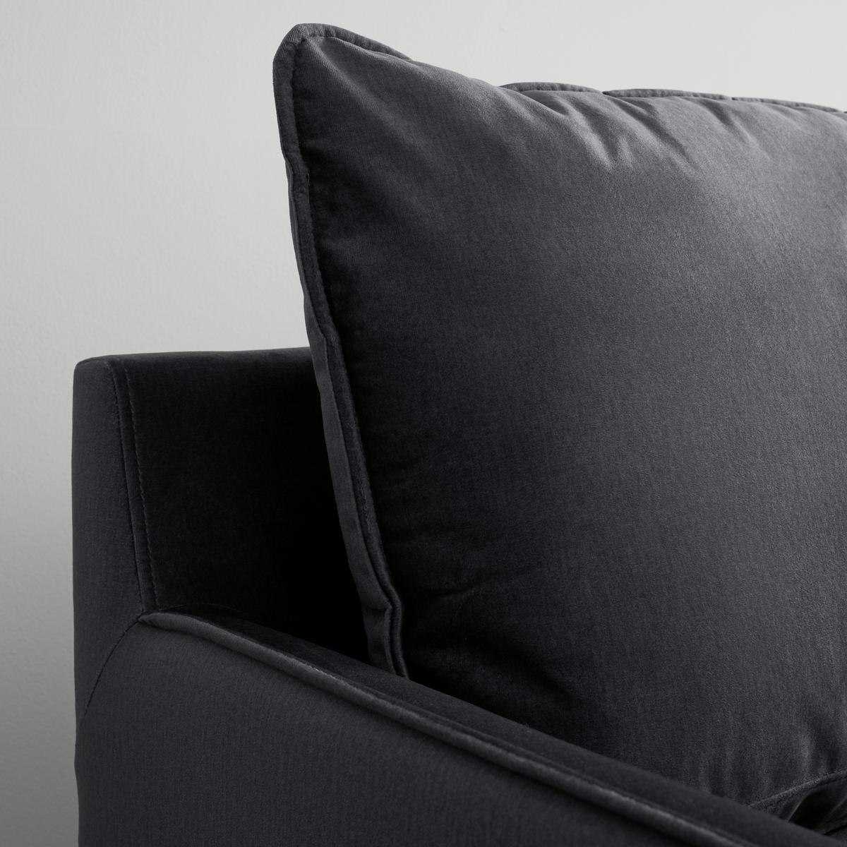 Sedací souprava ANGELINA - šedá/tmavě šedá, Moderní, dřevo/textil (229/87/154cm) - Bessagi Home