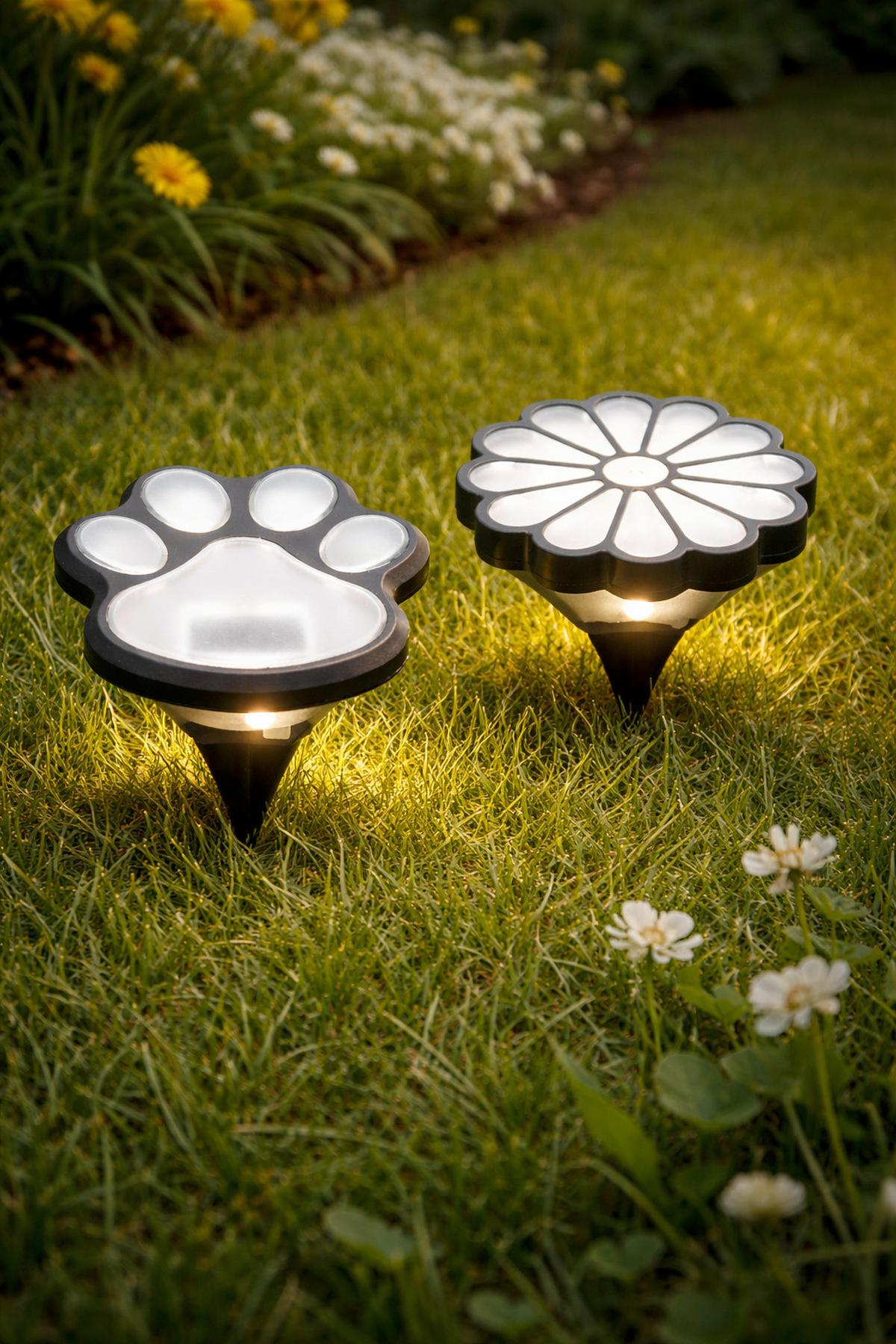 Napelemes Kerti Lámpa Tappancs, Virág - Basics (9/9/8cm)