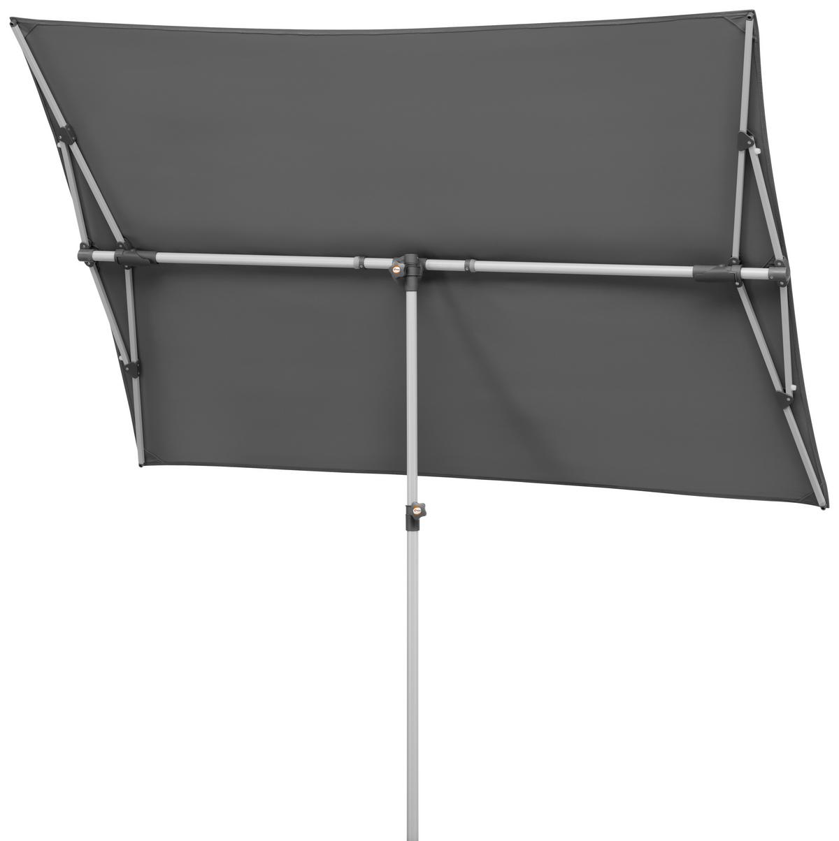 Ampelschirm Novara BxHxT: 190x188x140 cm Anthrazit - Anthrazit, Basics, Textil/Metall (190/188/140cm) - Schneider