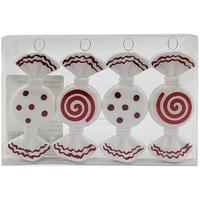 Függődísz Sandy - piros/fehér, Konventionell, műanyag/textil (16/1.2/10.5cm) - Luca Bessoni