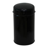 Odpadkový koš IR SENSOR - INOX BLACK - 30L - černá, Trend, kov/plast (31/31/61,5cm) - Echtwerk