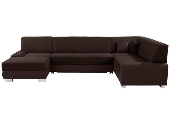 Wohnlandschaft in U-Form Miami 160x320x210 cm - Dunkelbraun/Alufarben, MODERN, Holz/Kunststoff (160/320/210cm) Wohnlandschaft in U-Form Miami 160x320x210 cm - Dunkelbraun/Alufarben, MODERN, Holz/Kunststoff (160/320/210cm)