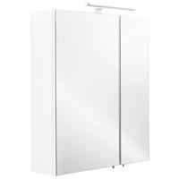SPIEGELSCHRANK Weiß B: 60cm - Weiß, Basics, Glas/Holzwerkstoff (60/68/16cm) - MID.YOU