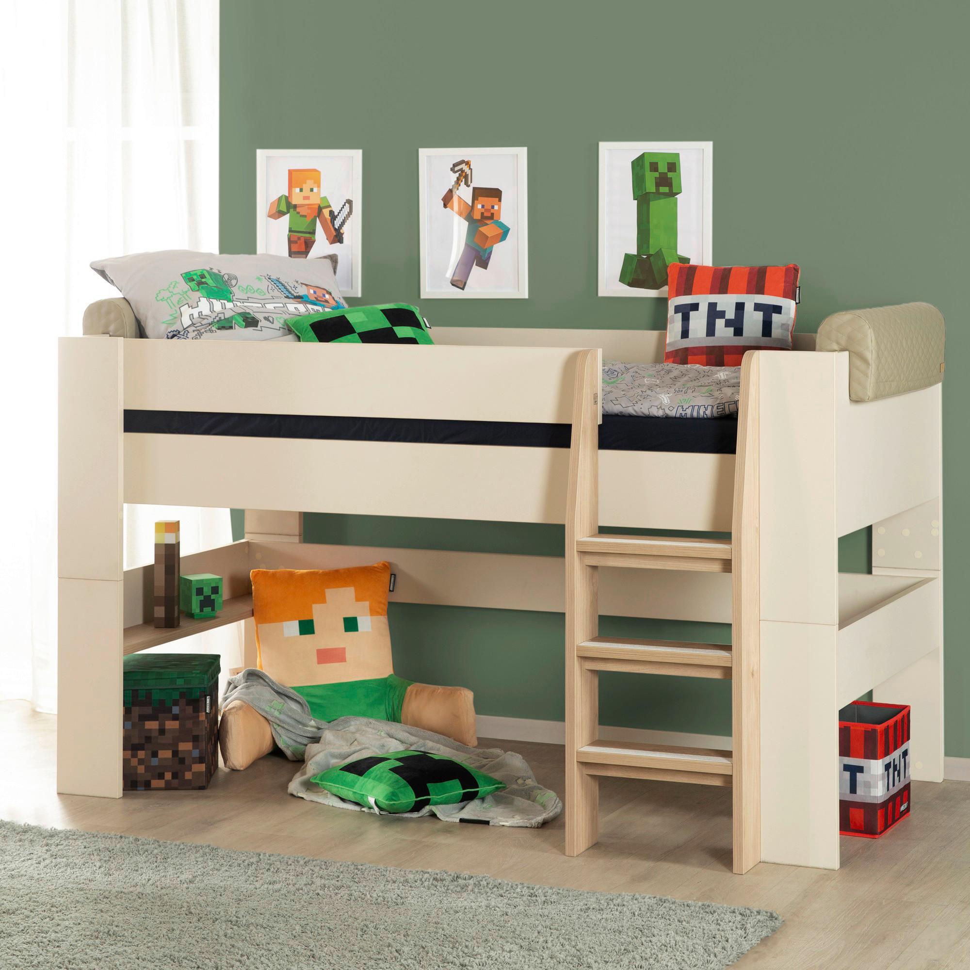Bett Flexi Grow Loft Kaschmir, Lf 90x200 cm - Kaschmir, KONVENTIONELL, Holzwerkstoff (90/200cm) - Roba