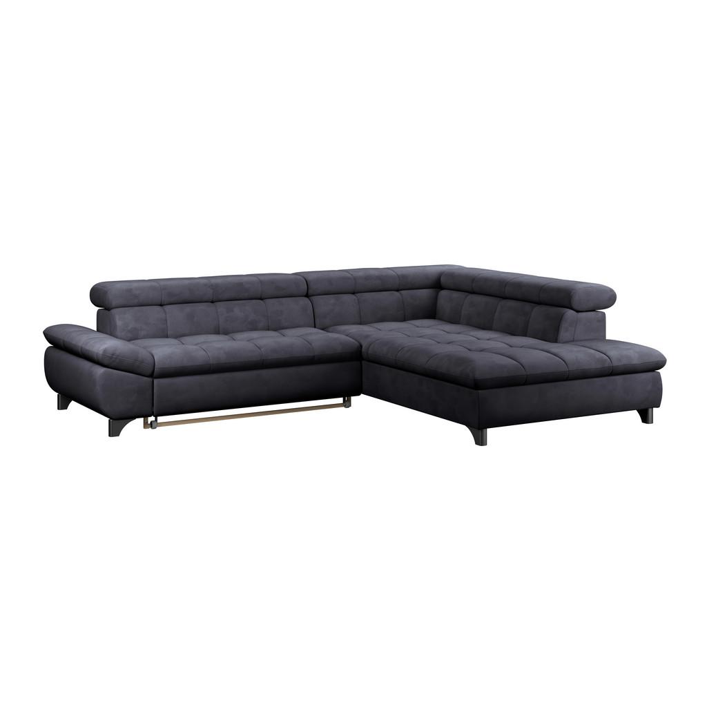 Ecksofa Gemini Dunkelblau, B: 312cm