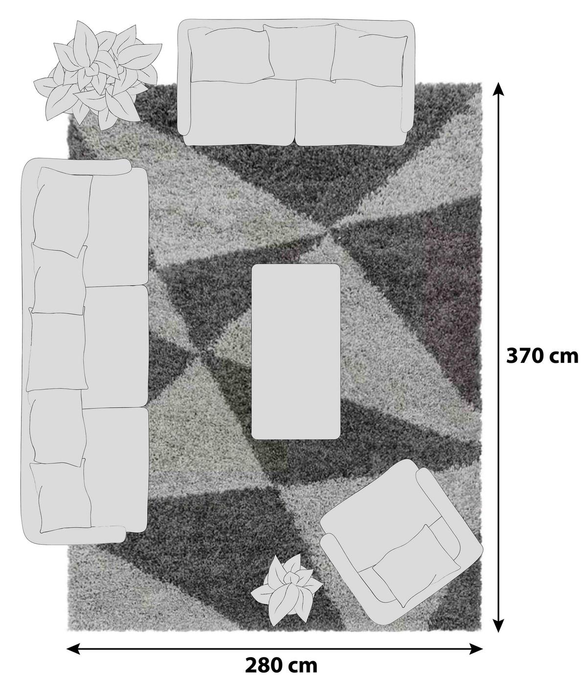 Hochflor Teppich Goldfarben Naturfaser Sydney 60x110 cm - Goldfarben, Basics, Textil (60/110cm)
