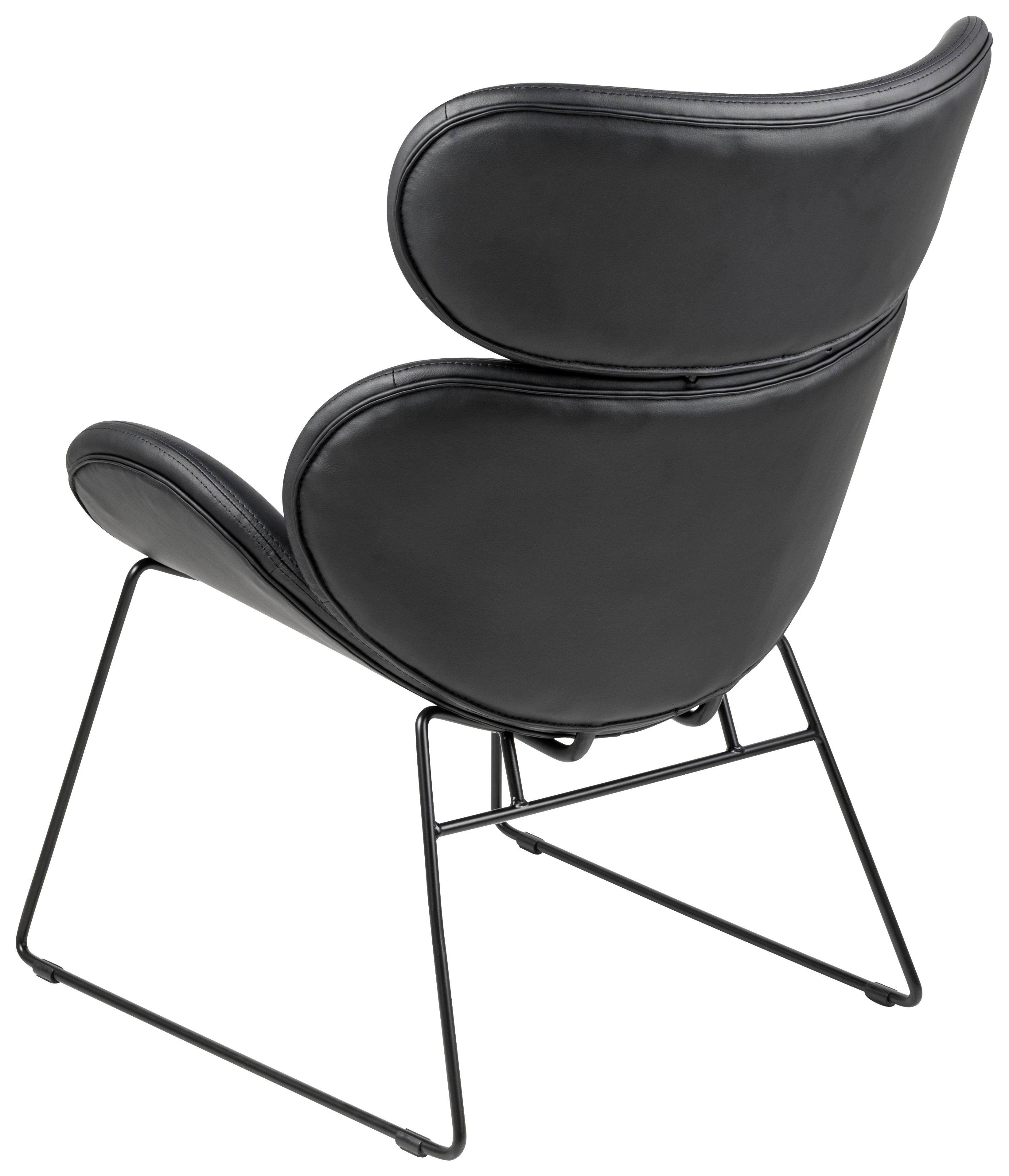 Esszimmerstuhl Cazar Schwarz Gepolstert - Schwarz, Trend, Textil (69/90,5/78,5cm) - MID.YOU