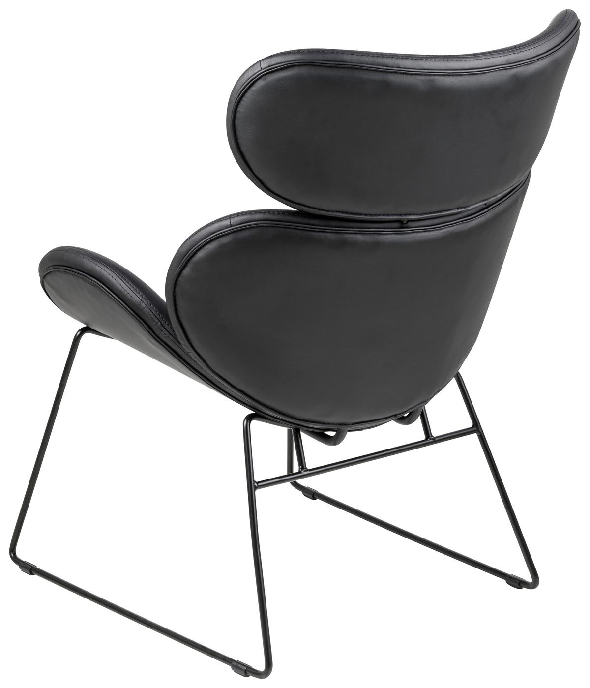 Esszimmerstuhl Cazar Schwarz Gepolstert - Schwarz, Trend, Textil (69/90,5/78,5cm) - MID.YOU