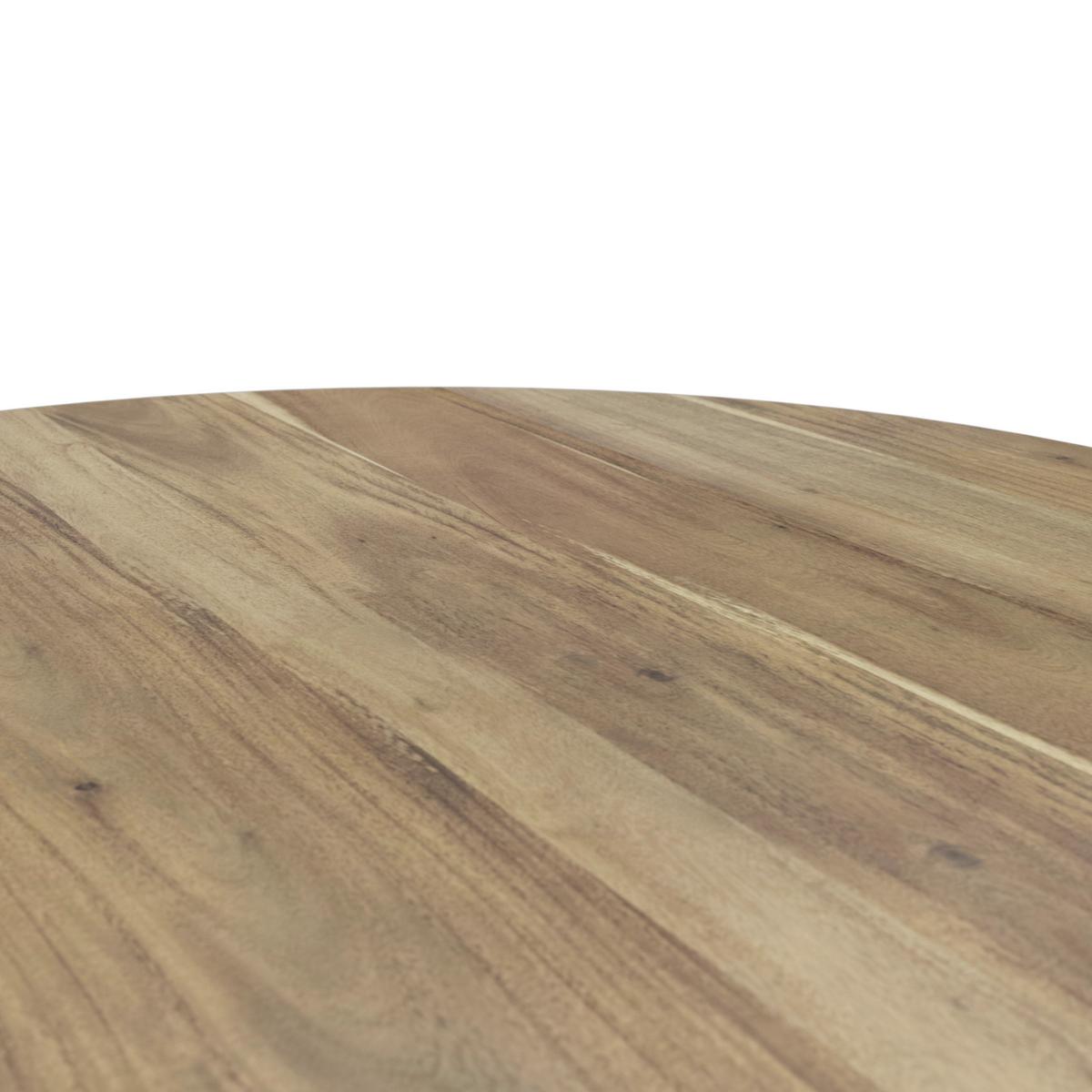 Jedálenský stôl ALLEGRA P: 120 cm - farba akácie, Modern, drevo (120/76cm) - Bessagi Home