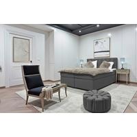 Boxbett Capri Graphitfarben, Lf: 180x200 cm - Graphitfarben, MODERN, Textil (180/200cm) - Livetastic
