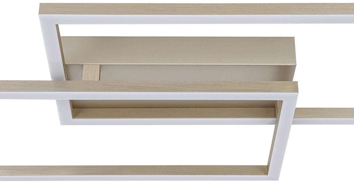STROPNÉ LED SVIETIDLO CEM - šampanská, Modern, kov/plast (75/30/7cm) - Mömax