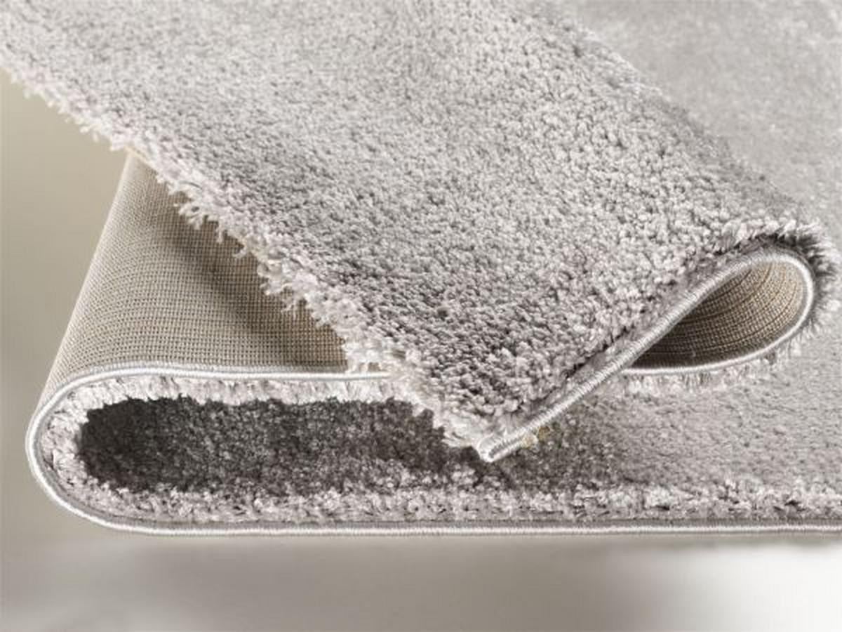 Hochflorteppich Royal Shaggy Grau 65x130 cm - Grau, Basics, Textil (65/130cm) - Novel