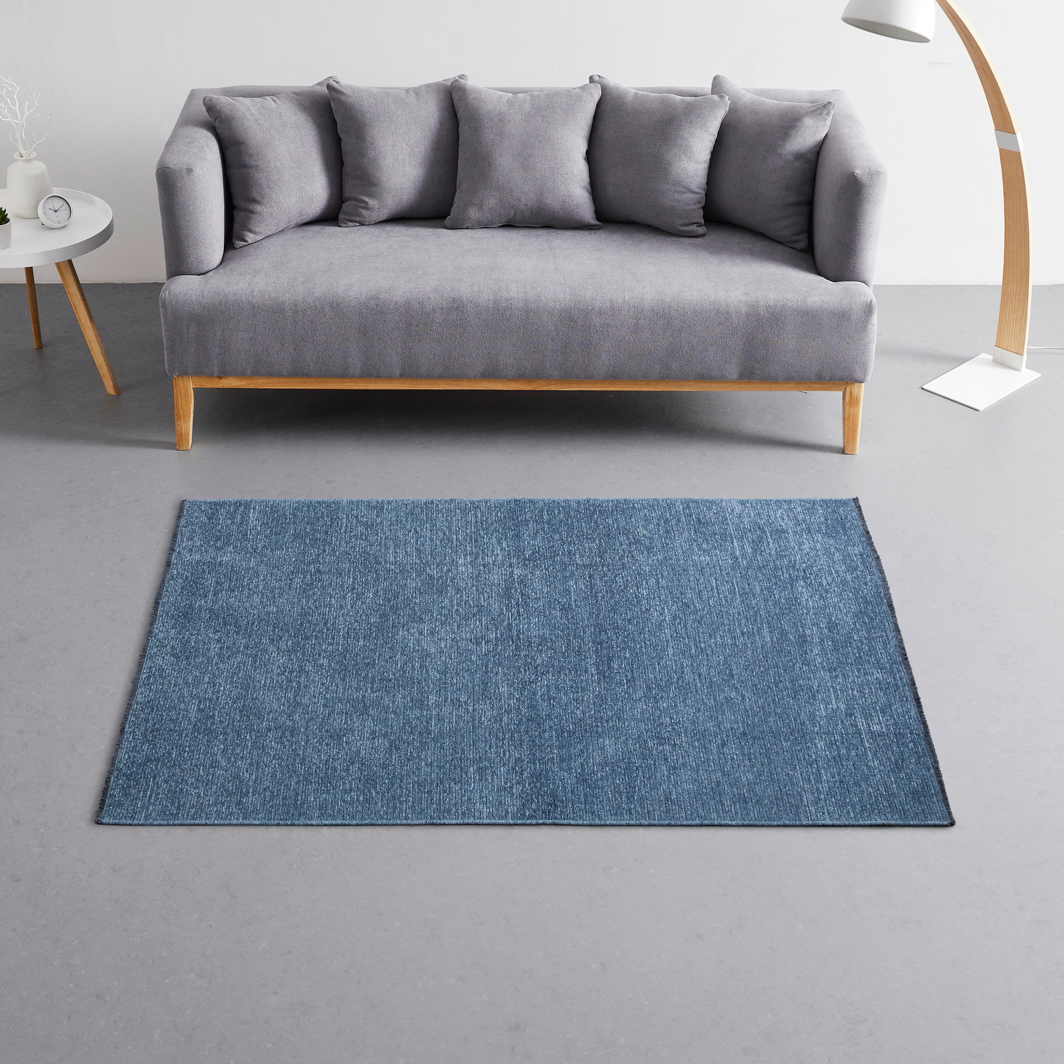 Tkaný koberec SILKE 1, š/d: 80/150cm - modrá, Romantik / Landhaus, textil (80/150cm) - Mömax