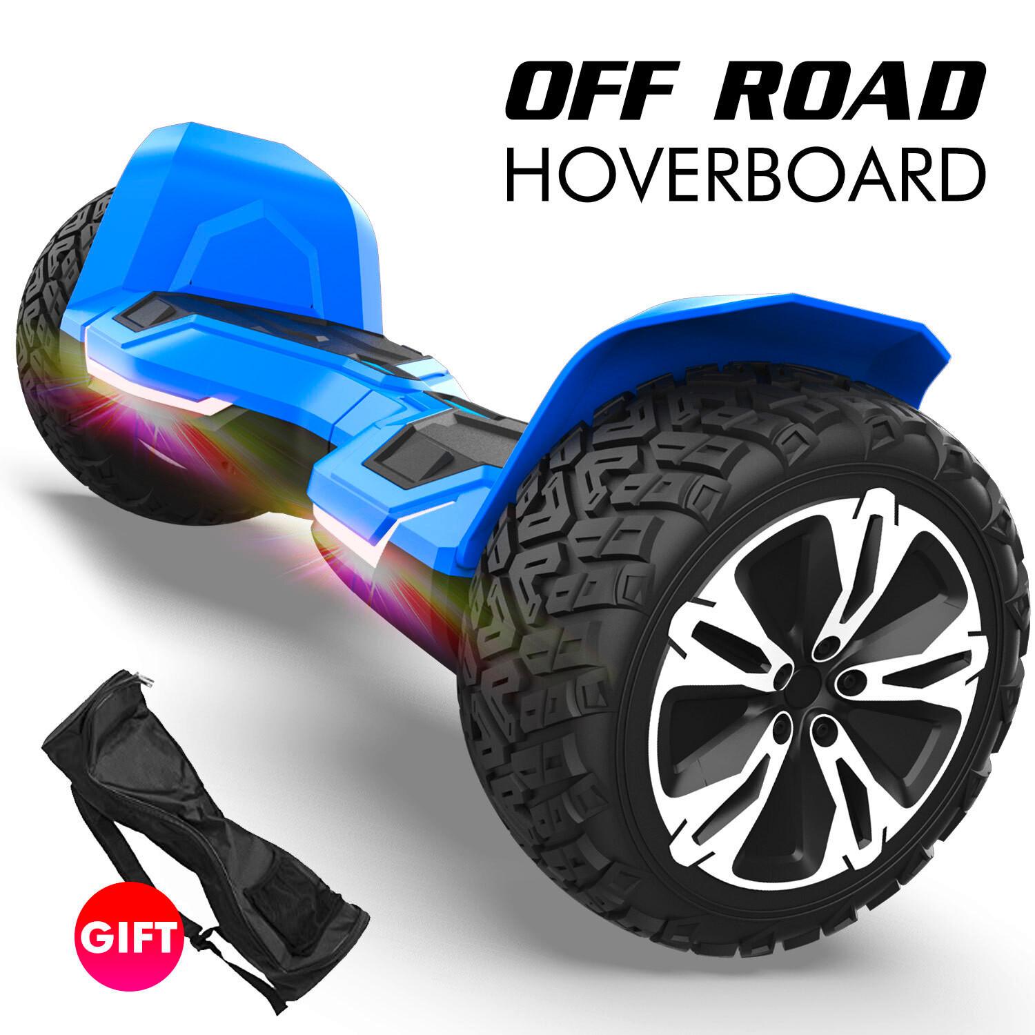 Self-Balancing Scooter Warrior Offroad L: 63 cm, LED-Lichter - Schwarz, Basics, Kunststoff/Metall (63/23,5/23,5cm)