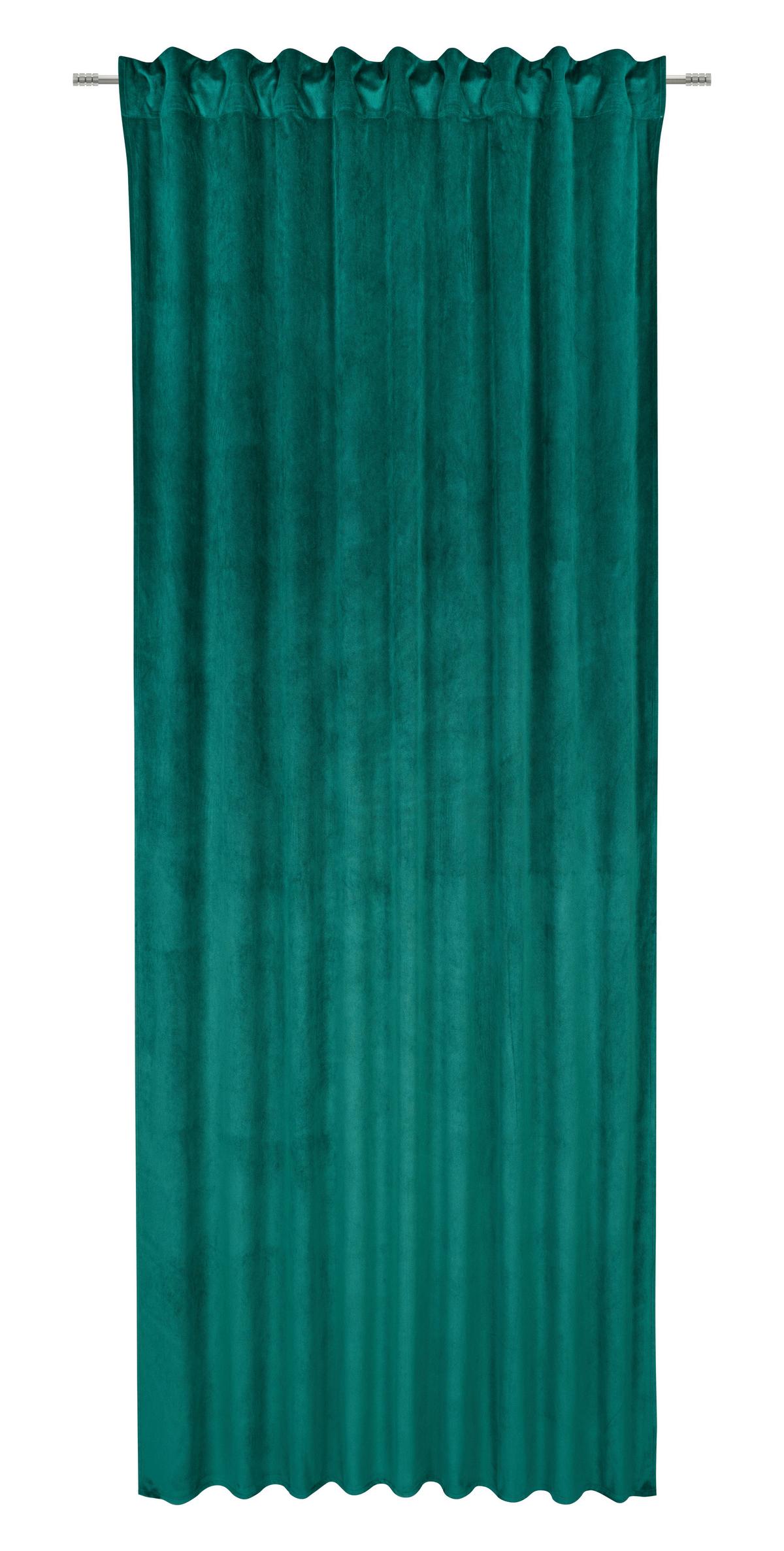 Hotový závěs Bianca, 140/245cm - tmavě zelená, Konvenční, textil (140/245cm) - Modern Living