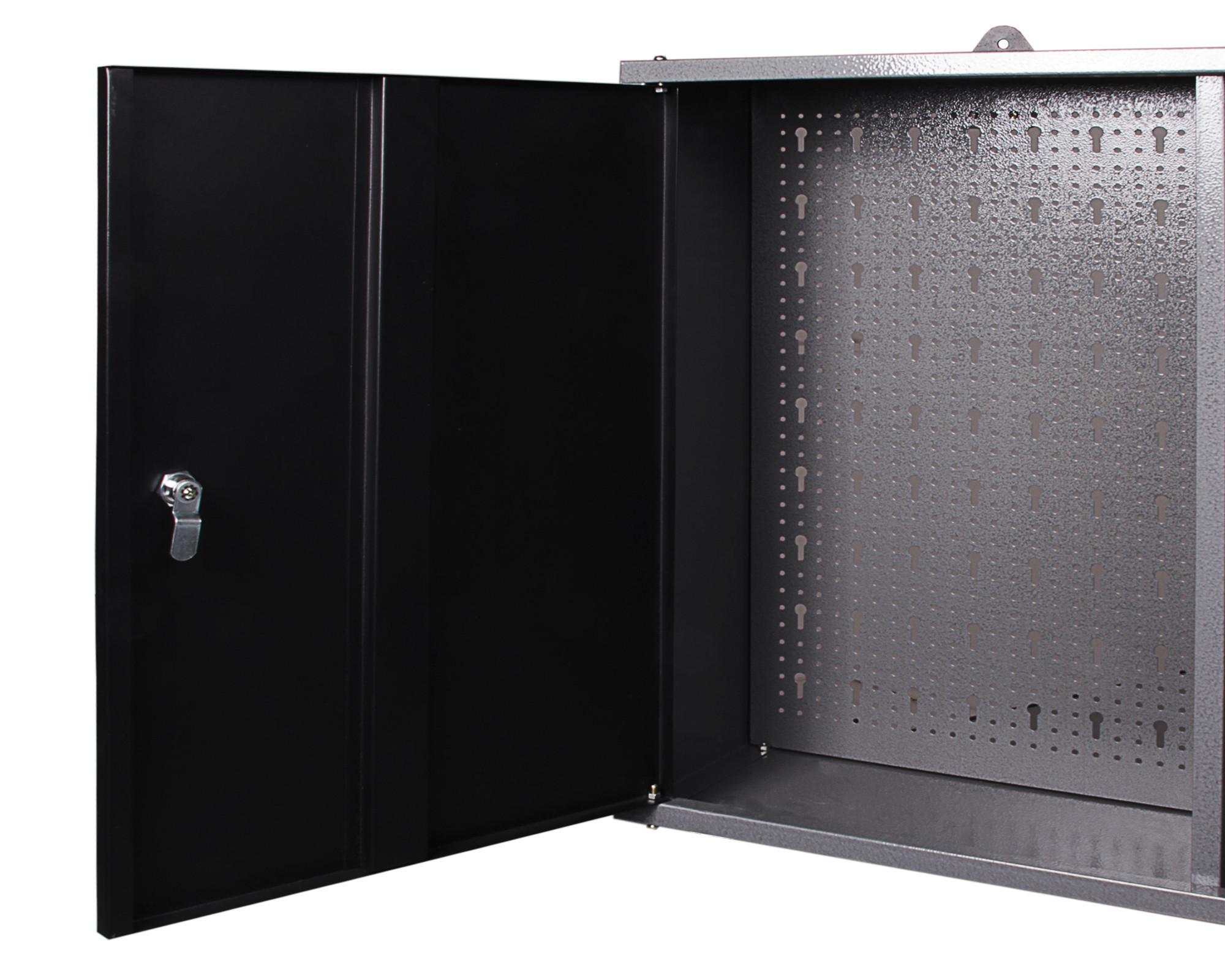 Werkzeugschrank B: 160 cm Anthrazit/Grau - Anthrazit/Grau, Basics, Metall (160/60/20cm)