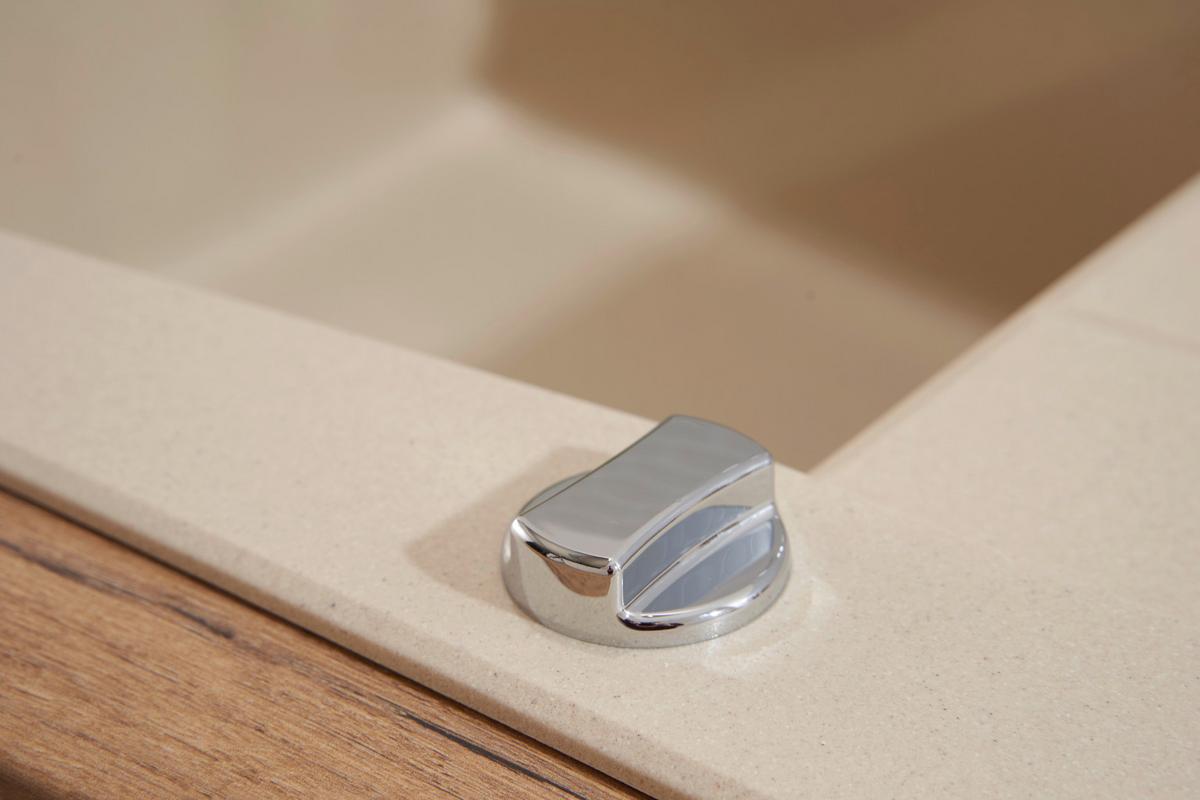 Spüle Respekta Granitspüle - Beige, Trend, Stein (86/20/50cm) - Respekta