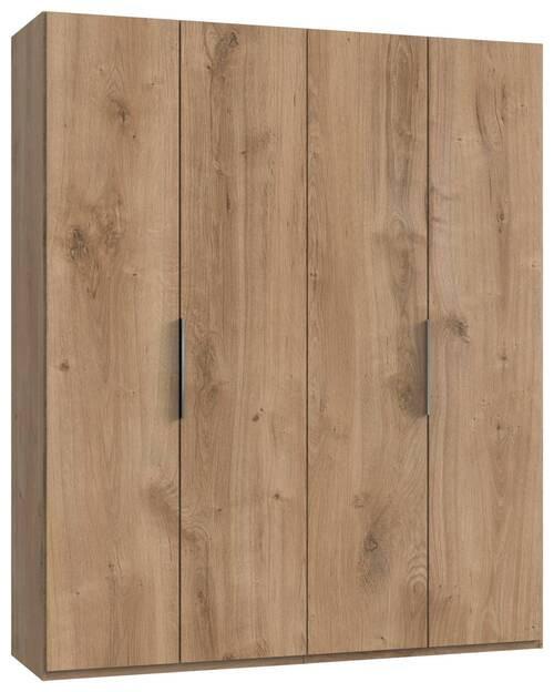 Drehtürenschrank B: 200 cm Level, Eiche Dekor - Eichefarben, MODERN, Holzwerkstoff (200/236/58cm) - MID.YOU