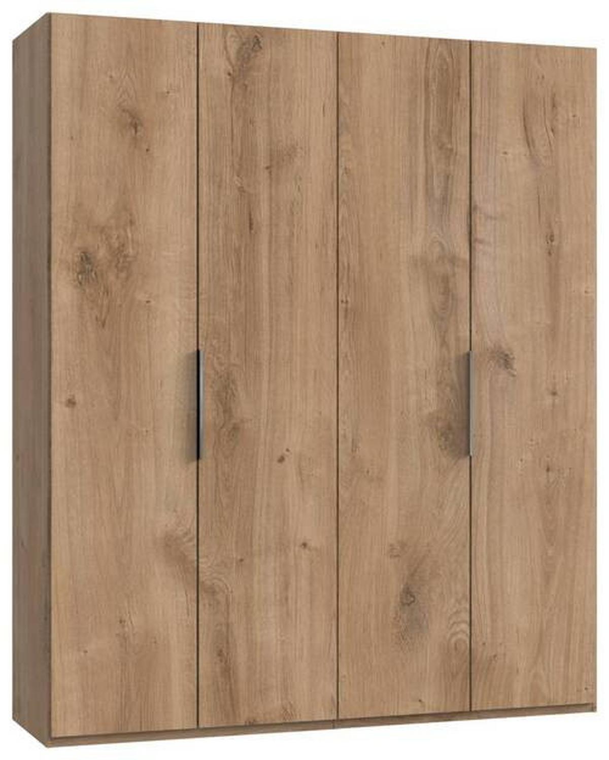 Drehtürenschrank B: 200 cm Level, Eiche Dekor - Eichefarben, MODERN, Holzwerkstoff (200/236/58cm) - MID.YOU