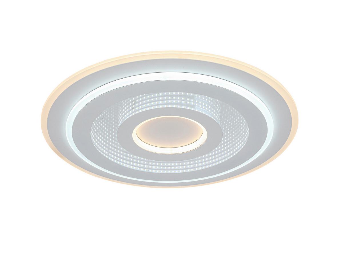 STROPNÍ LED SVÍTIDLO BIRTU - bílá, Moderní, kov/plast (49/4,3cm) - Mömax