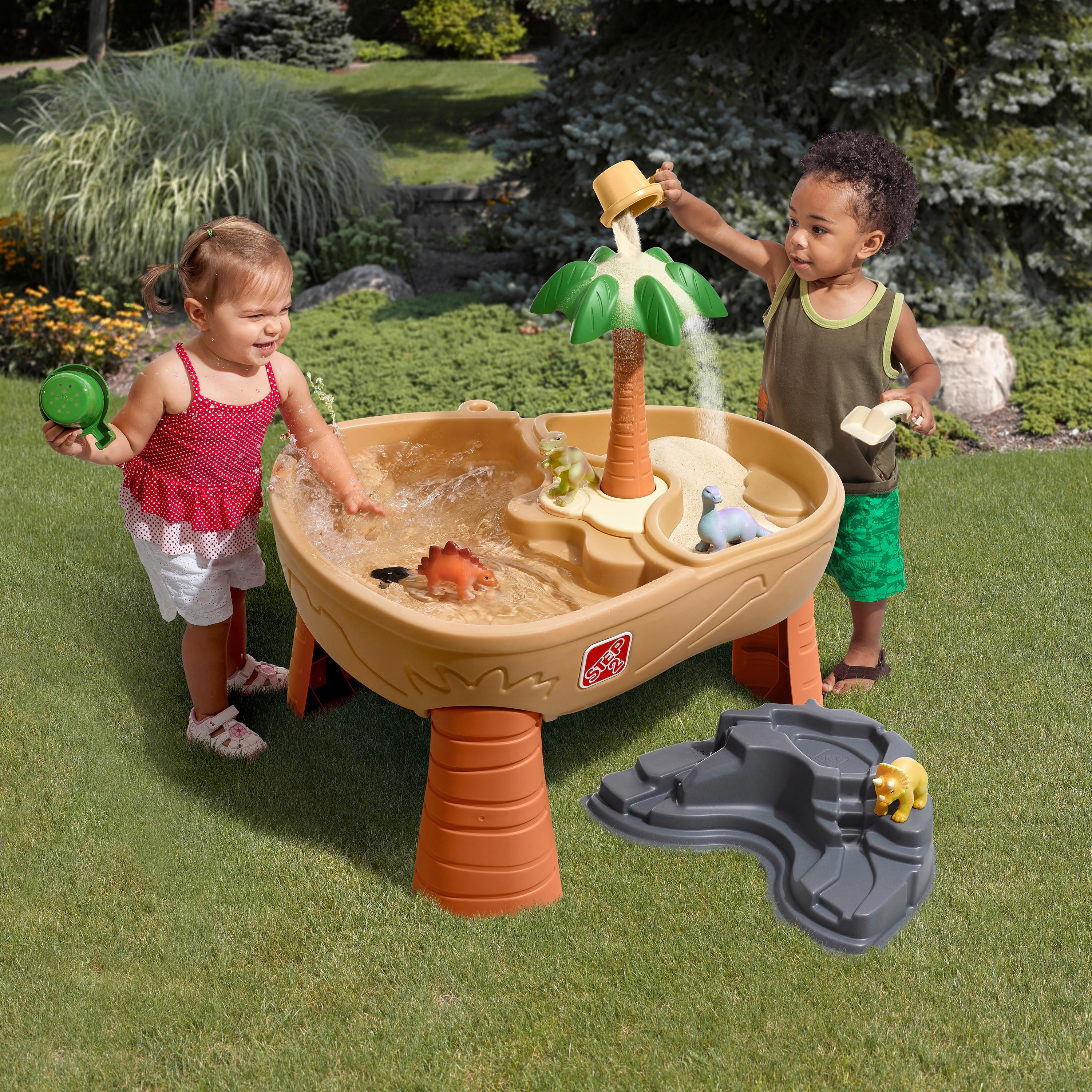 Sand- Und Wassertisch 874599 - Braun/Orange, KONVENTIONELL, Kunststoff (74,93/76,2/83,8cm) - Ambia Garden