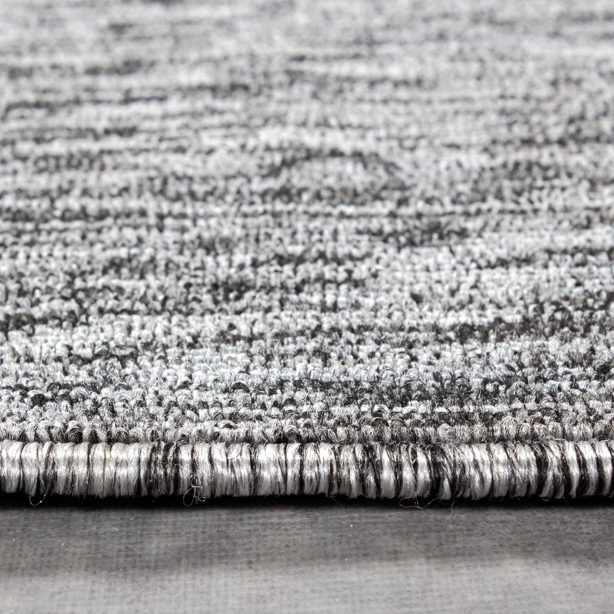 Webteppich Grau Nizza 200x290 cm - Grau, KONVENTIONELL, Textil (200/290cm)