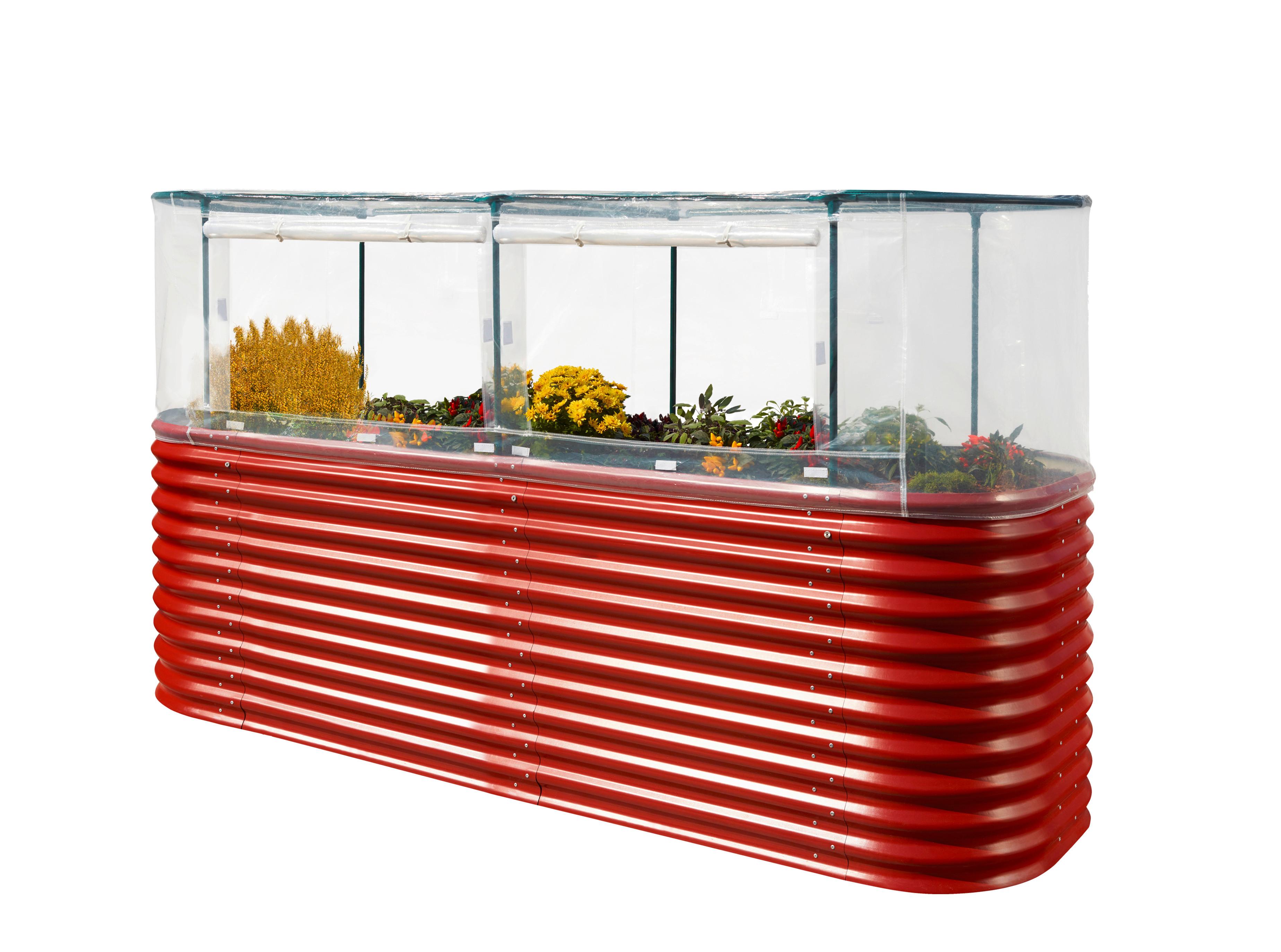 Hochbeet-Erweiterung Abdeckung für Vita Basic - Transparent, Basics, Kunststoff (78/95/238cm)