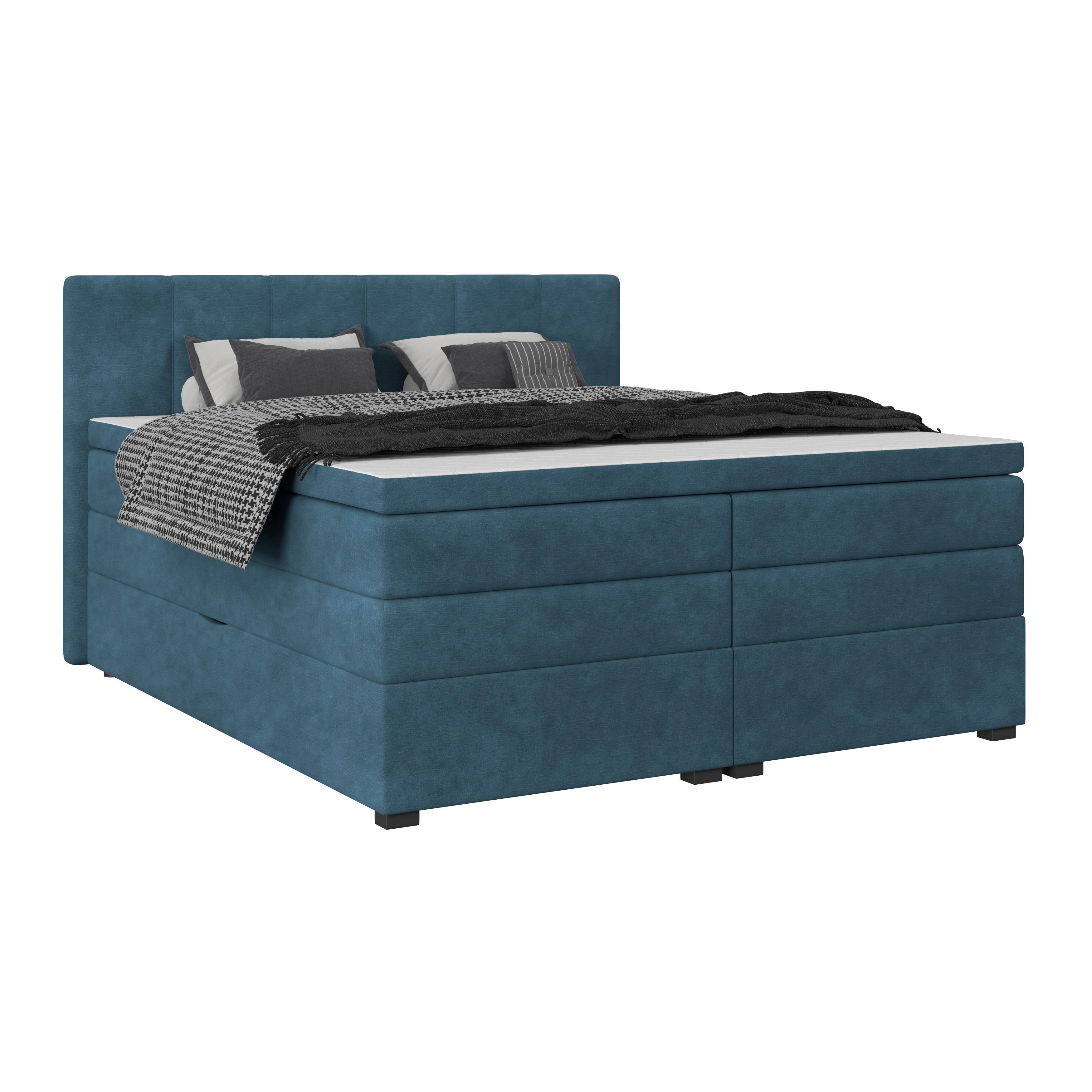 Boxspringbett mit Topper & Bettkasten 160x200 Lauro