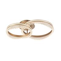 Led-deckenleuchte Dalila - Cappuccino, MODERN, Kunststoff/Metall (59/40/17cm) - Luca Bessoni