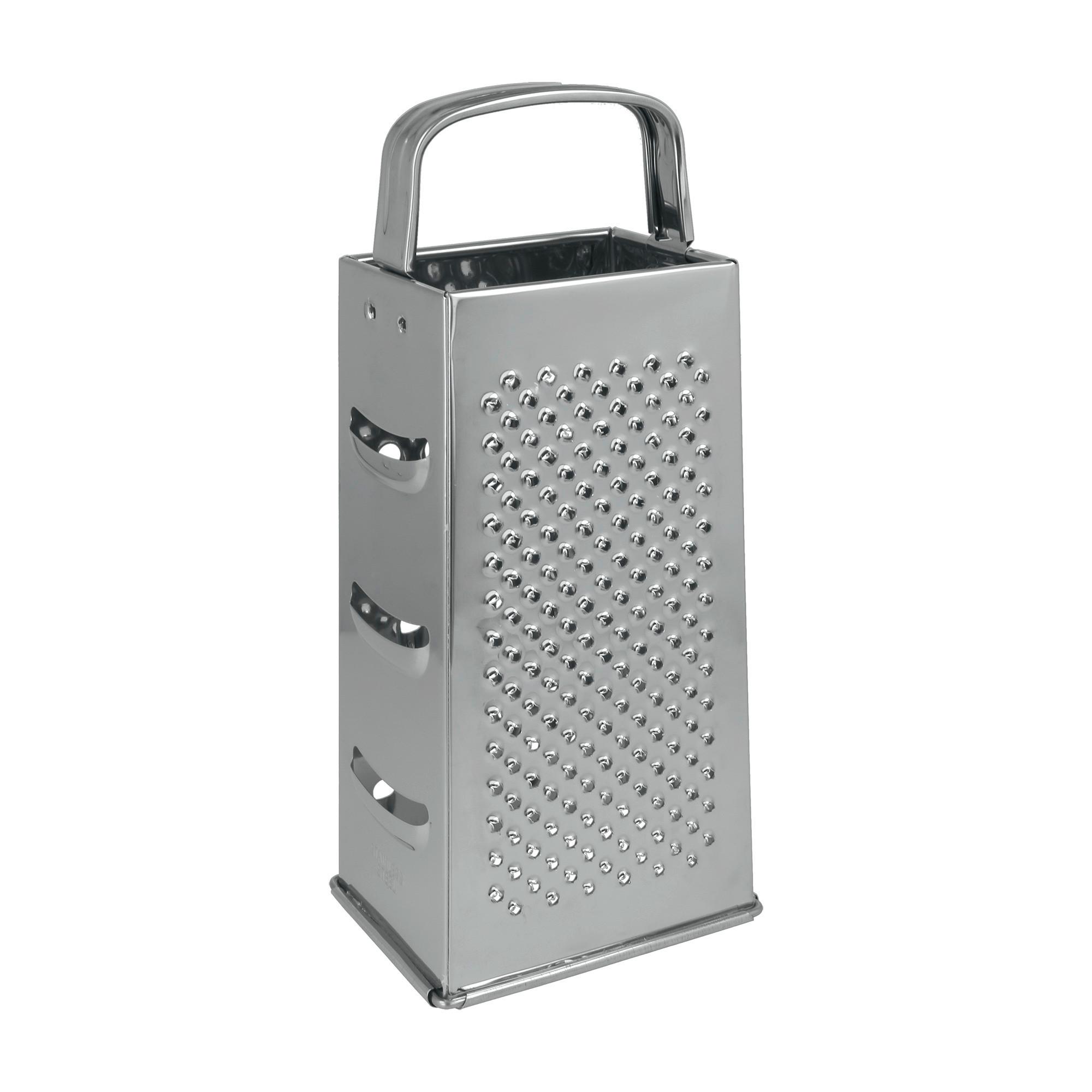 Négyoldalú Reszelő Metaltex - nemesacélszínű, Basics, fém (10,6/8,1/23,5cm) - Metaltex