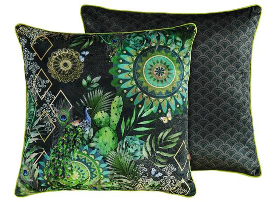 Zierkissen-doubleface Botalia - Multicolor/Grün, Textil (48/48cm) Zierkissen-doubleface Botalia - Multicolor/Grün, Textil (48/48cm)