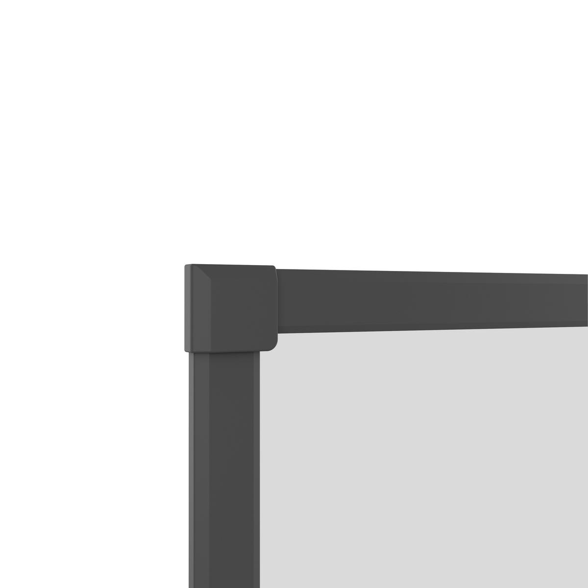 Fliegengitter Fenster 130x140 cm Anthrazit - Anthrazit, Basics, Metall (130/140cm)