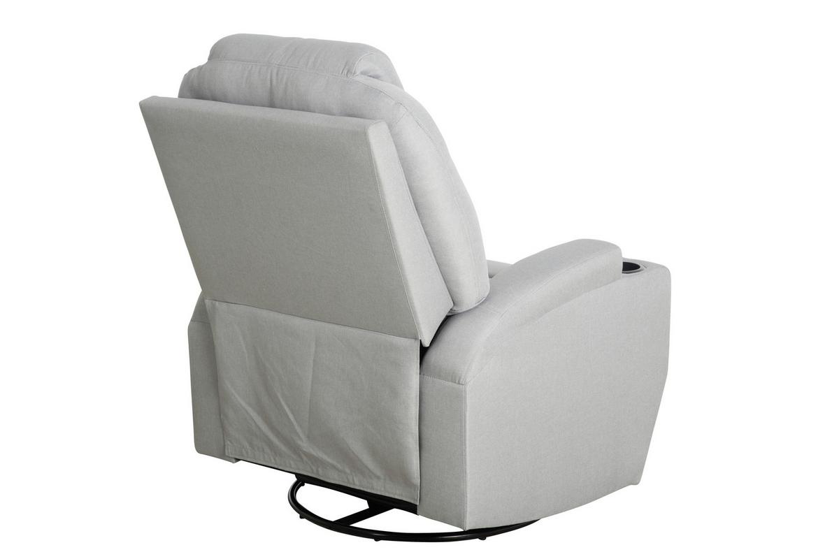 Massagesessel Bob - Schwarz/Grau, MODERN, Textil (86/110/96cm) - P & B