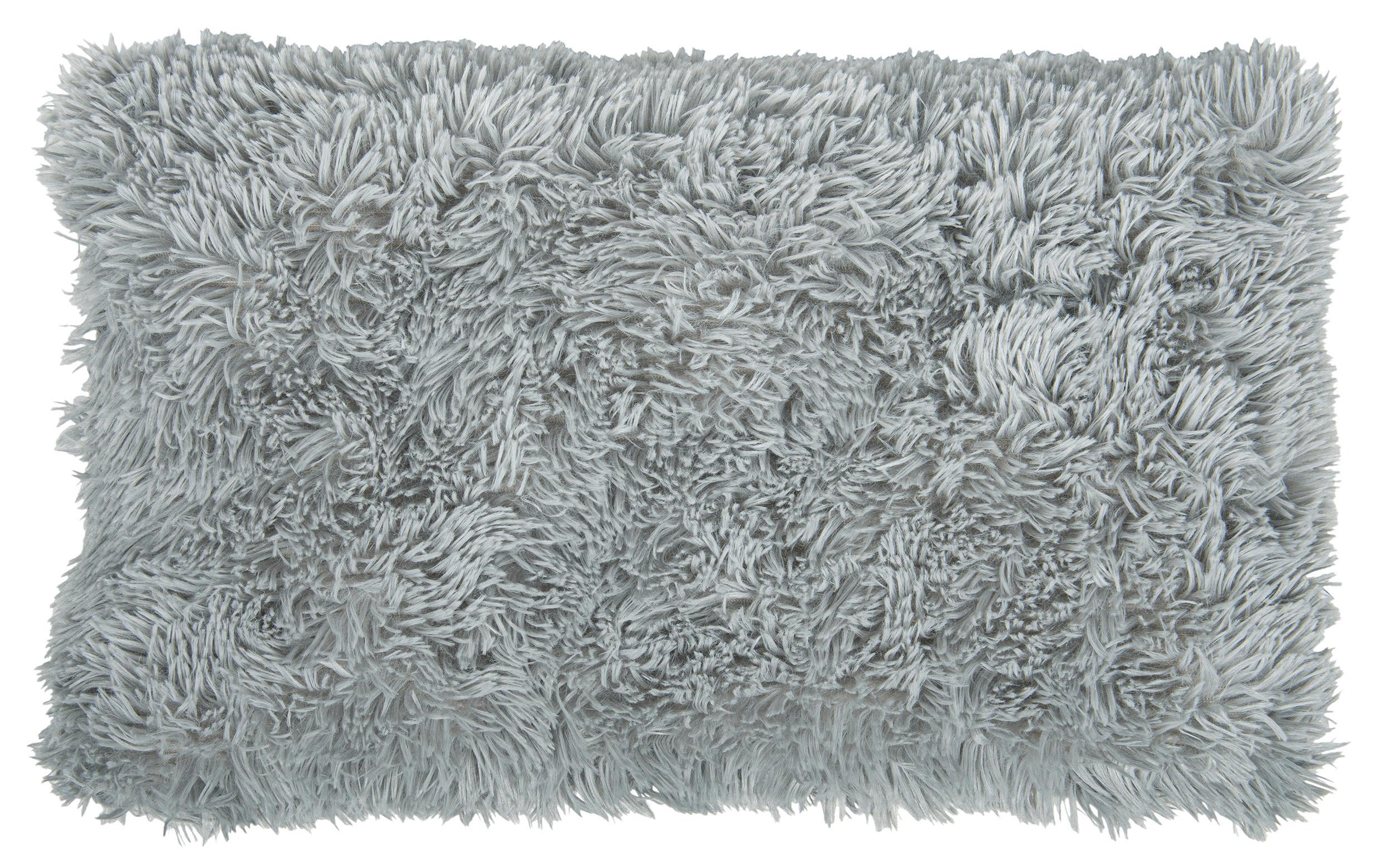 Zierkissen Carina 30x50 Cm Polyester Silberfarben - Silberfarben, MODERN, Textil (30/50cm) - Luca Bessoni