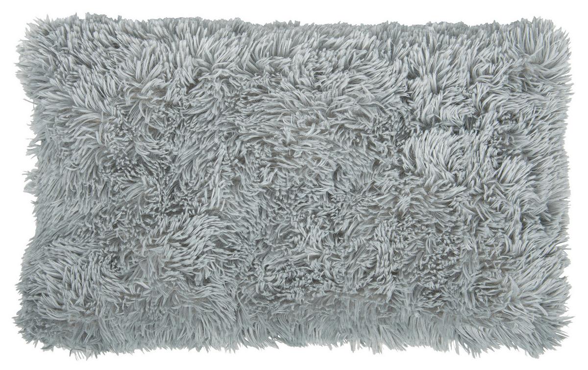 Zierkissen Carina 30x50 Cm Polyester Silberfarben - Silberfarben, MODERN, Textil (30/50cm) - Luca Bessoni