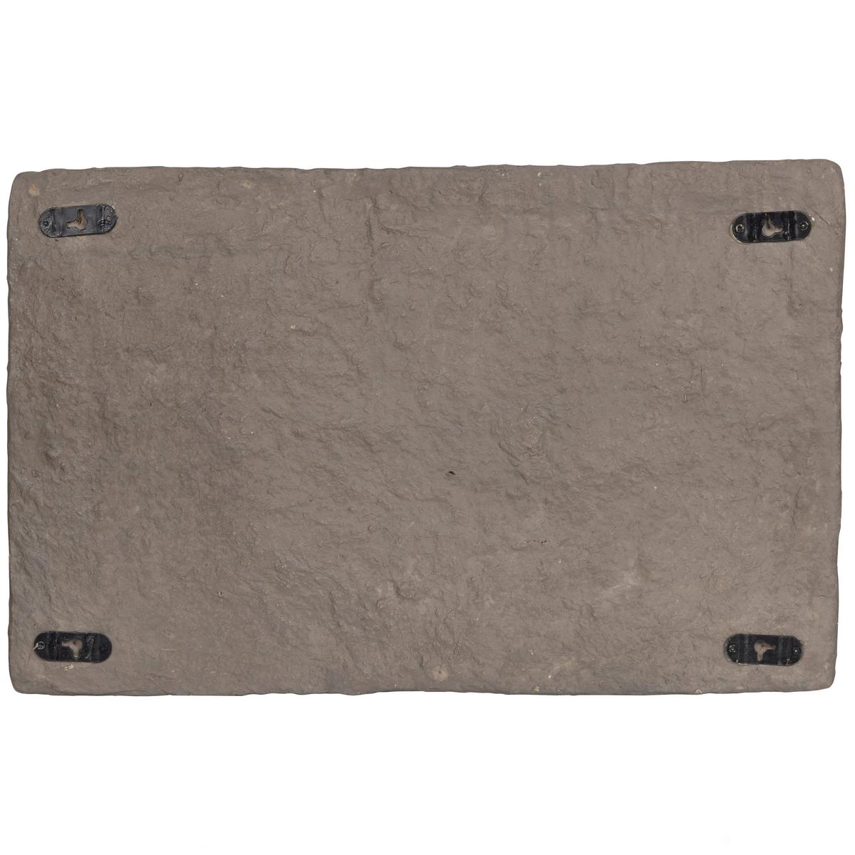 WANDREGAL Clay Grau B: 45cm - Grau, Design, Papier (45/70/23cm) - Livetastic