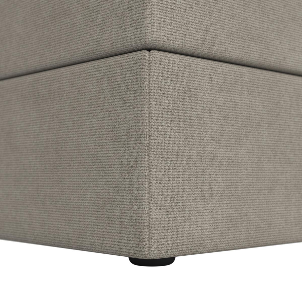 Boxspringová posteľ ACE 120x200, béžová - čierna/béžová, Modern, drevo/textil (120/200cm) - Bessagi Home